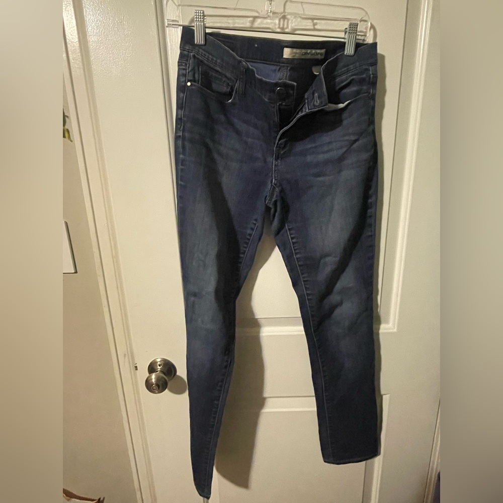 DKNY Women's Dark Blue Skinny Jeans